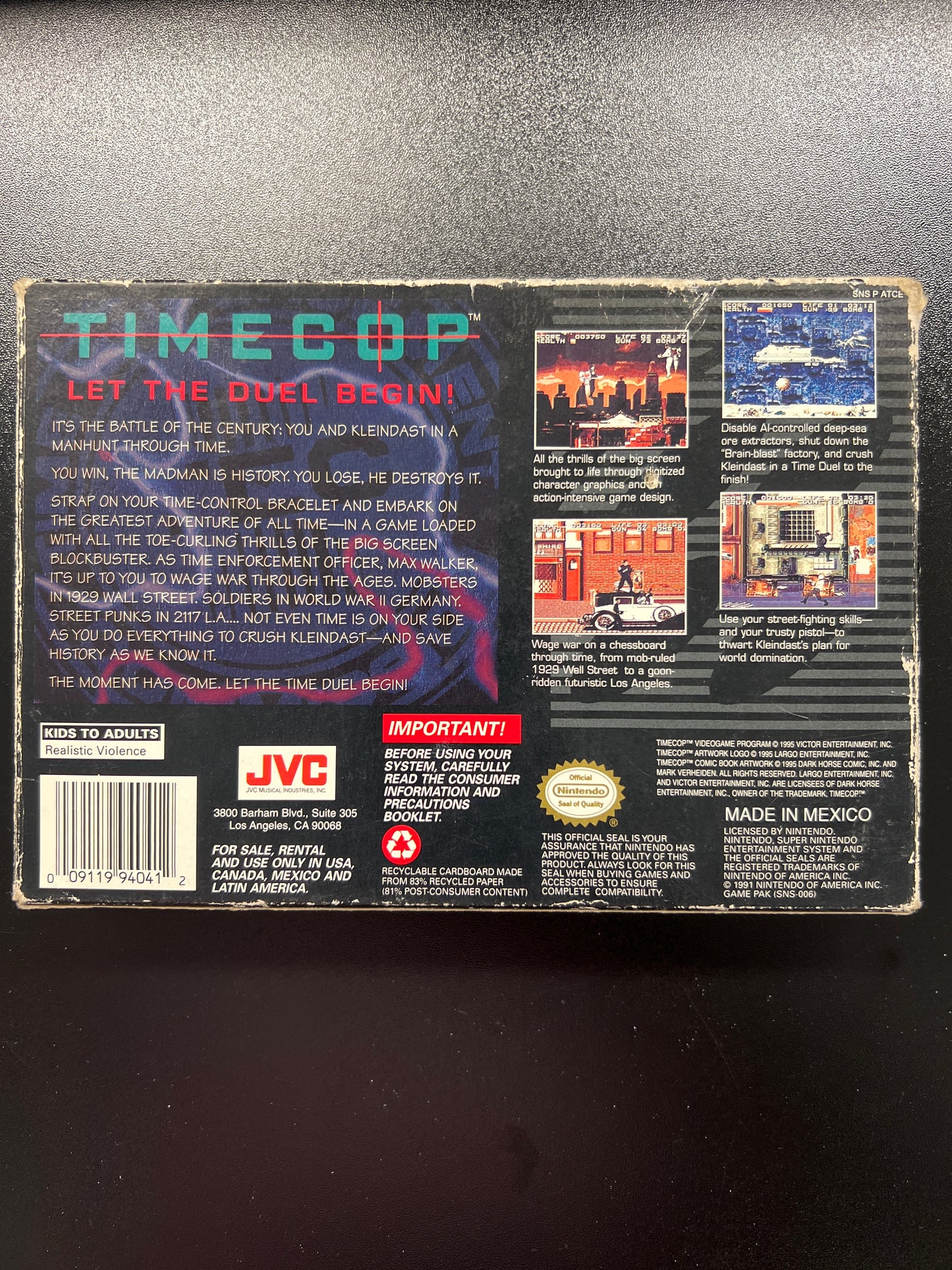 Timecop SNES in Box