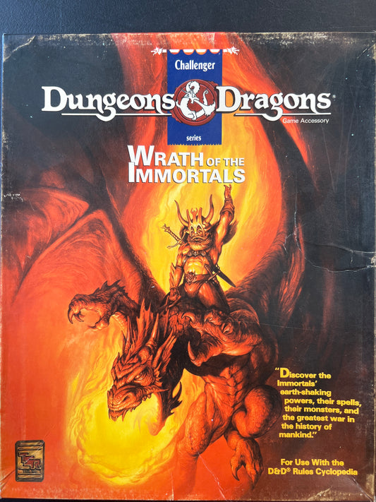 Dungeons & Dragons Challenger Series Wrath of the Immortals