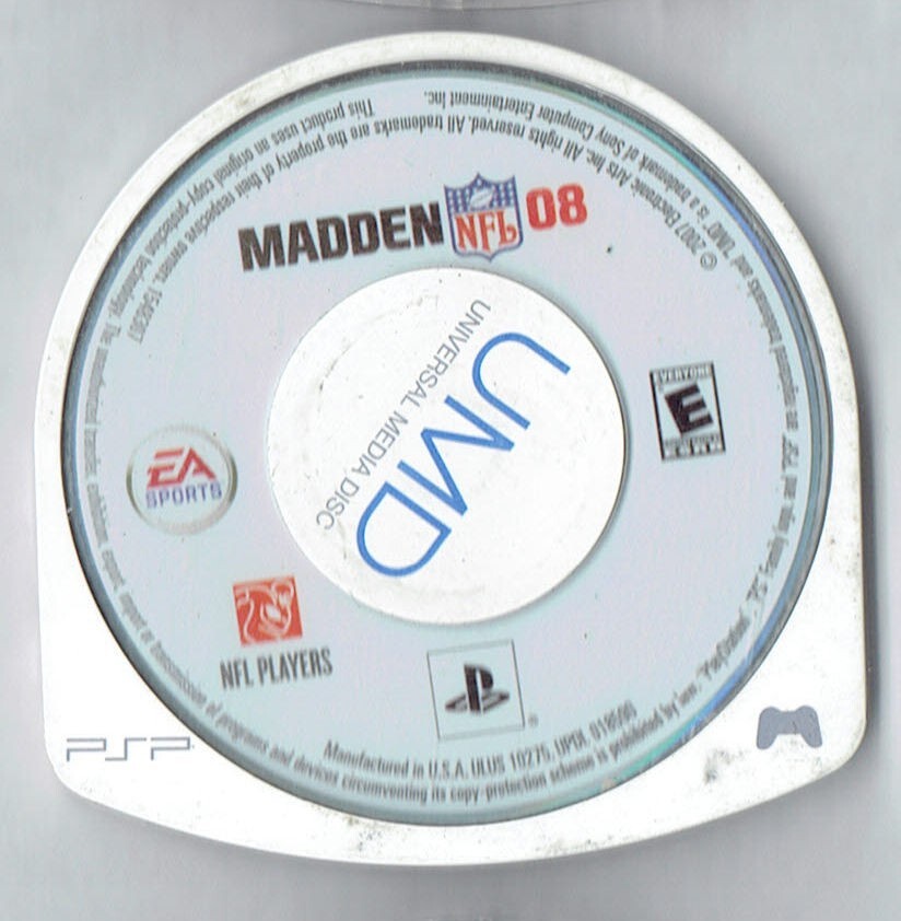 Madden NFL 08 Disc Only