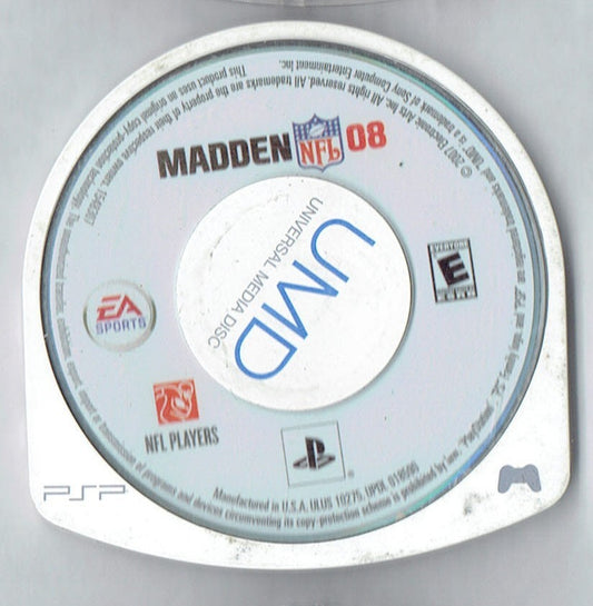 Madden NFL 08 Disc Only