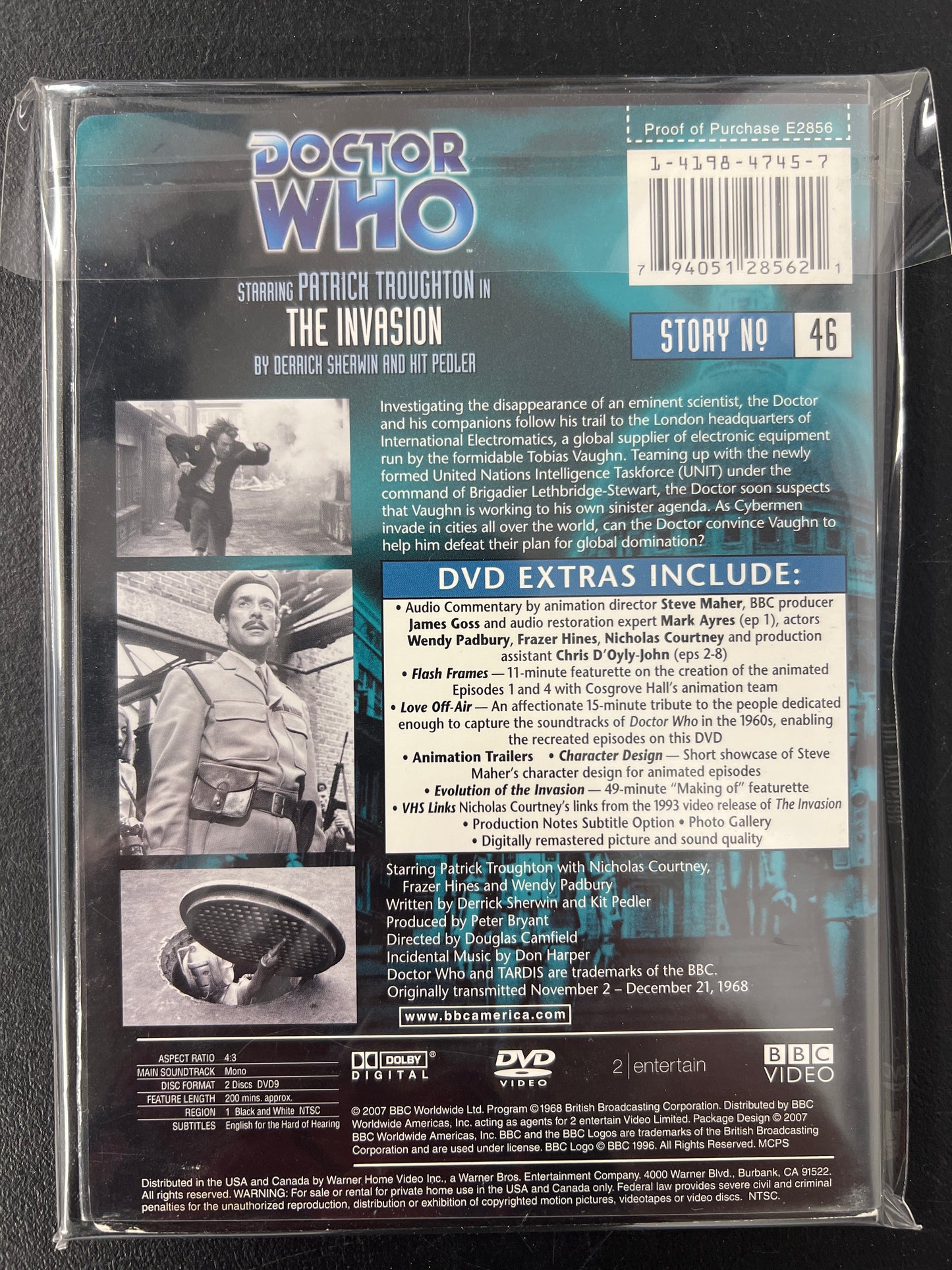 Doctor Who The Invasion    DVD
