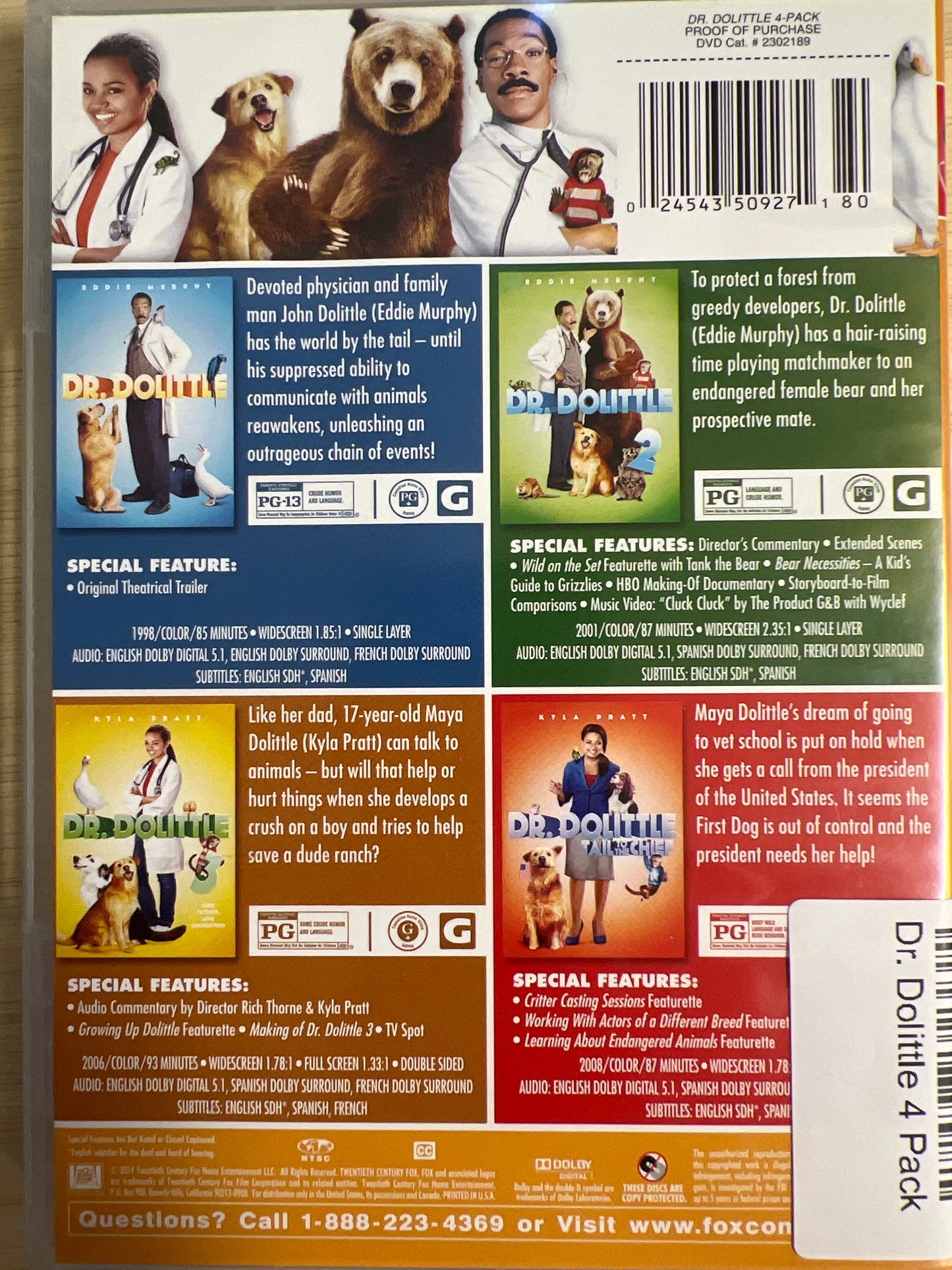 Dr. Dolittle 4 Pack