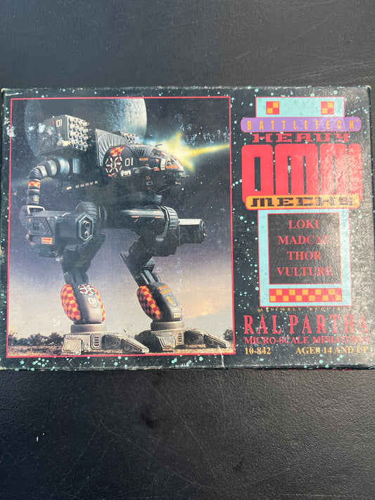Battletech Heavy Omni Mechs Ral Partha Micro-Scale Miniatures