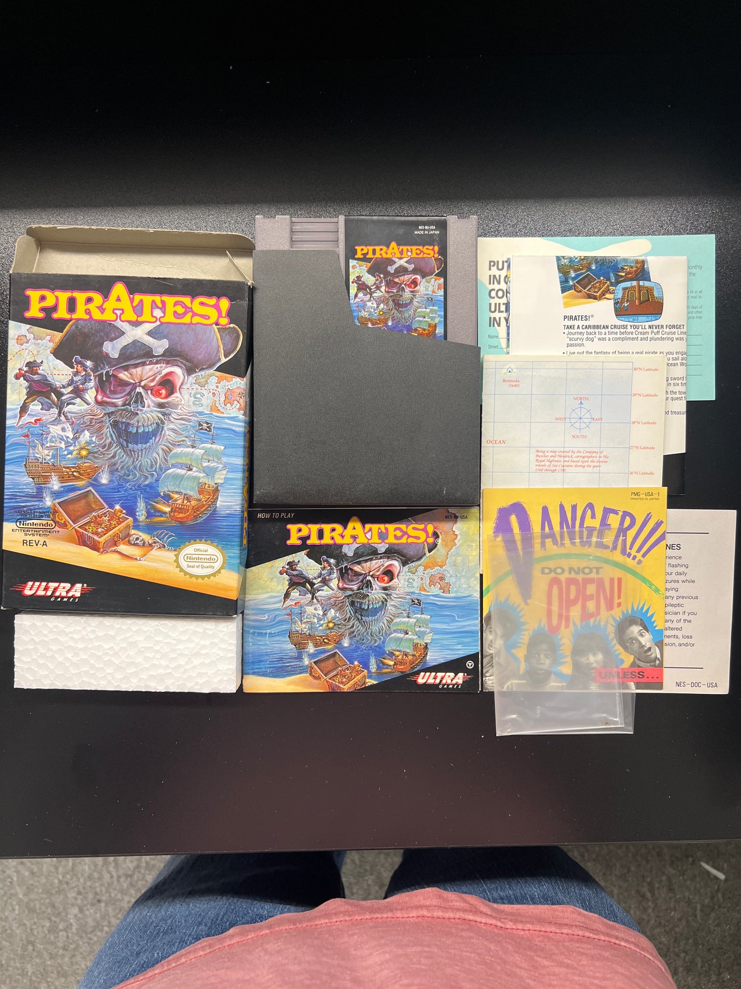 Pirates! NES in Box