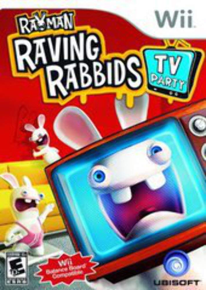 Raving Rabbids Tv Party Rayman Wii
