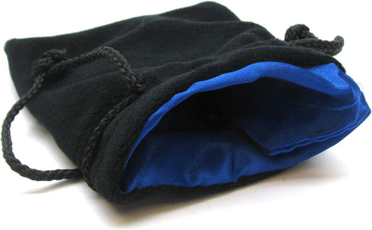 Black Velvet Dice Bag