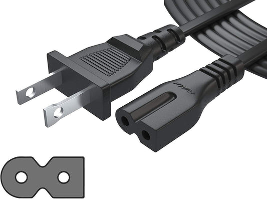 2-Prong Polarized Power Cord