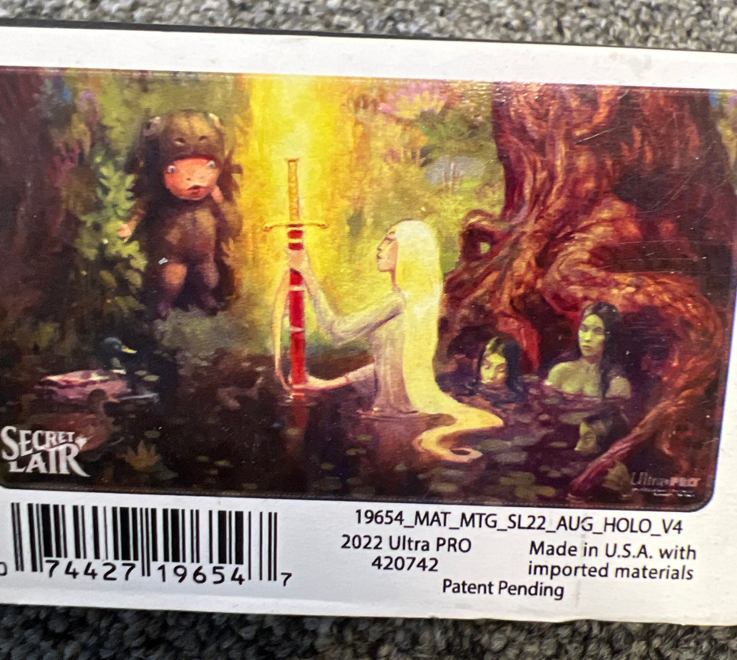 Secret Lair Sword of Truth and Justice Standard Holofoil Playmat