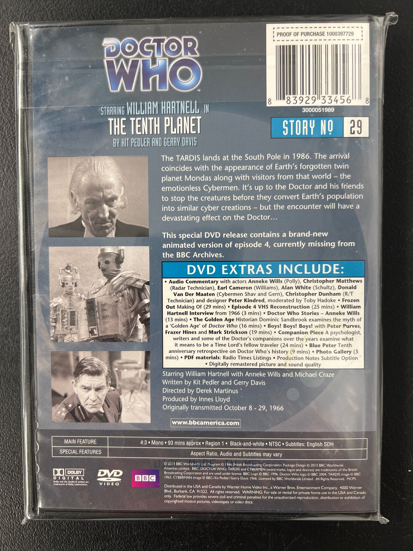 Doctor Who The Tenth Planet DVD