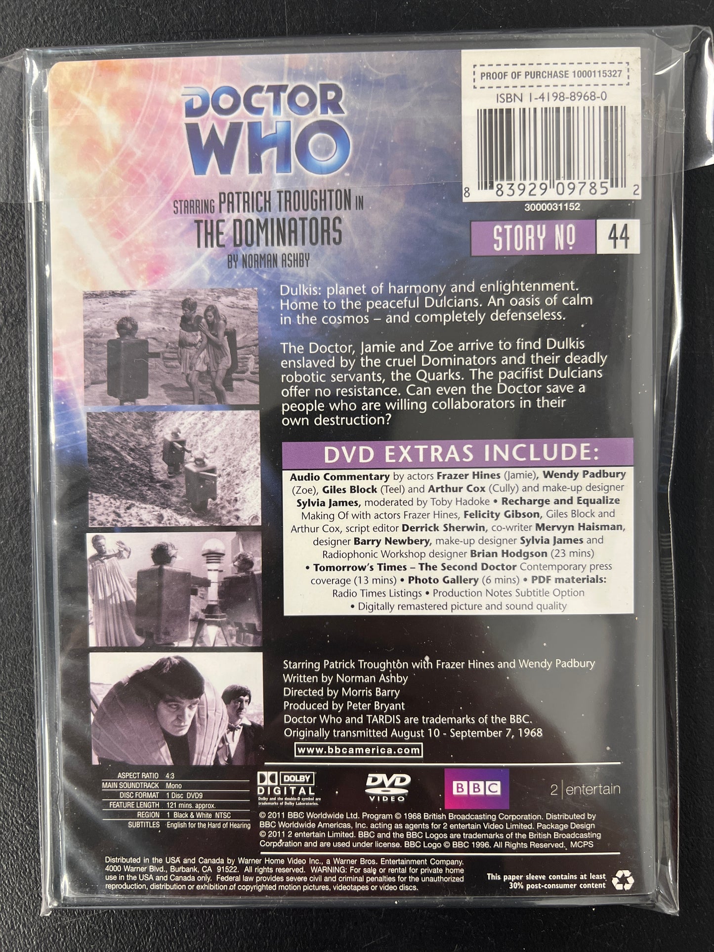 Doctor Who The Dominators DVD