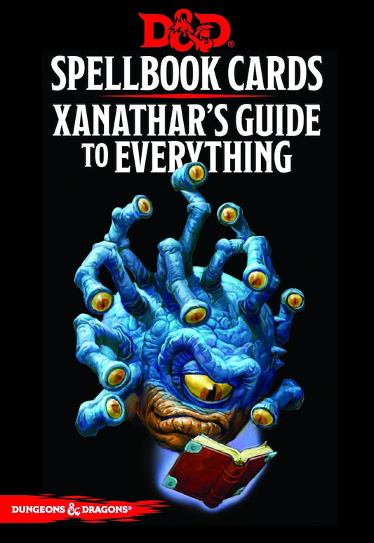 D&D Spellbook Cards Xanathars Guide to Everything