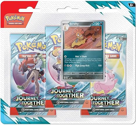Journey Togethor 3 Pack Pokemon Blister