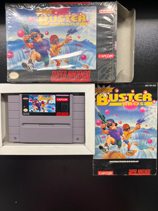 Super Buster Bros SNES in Box