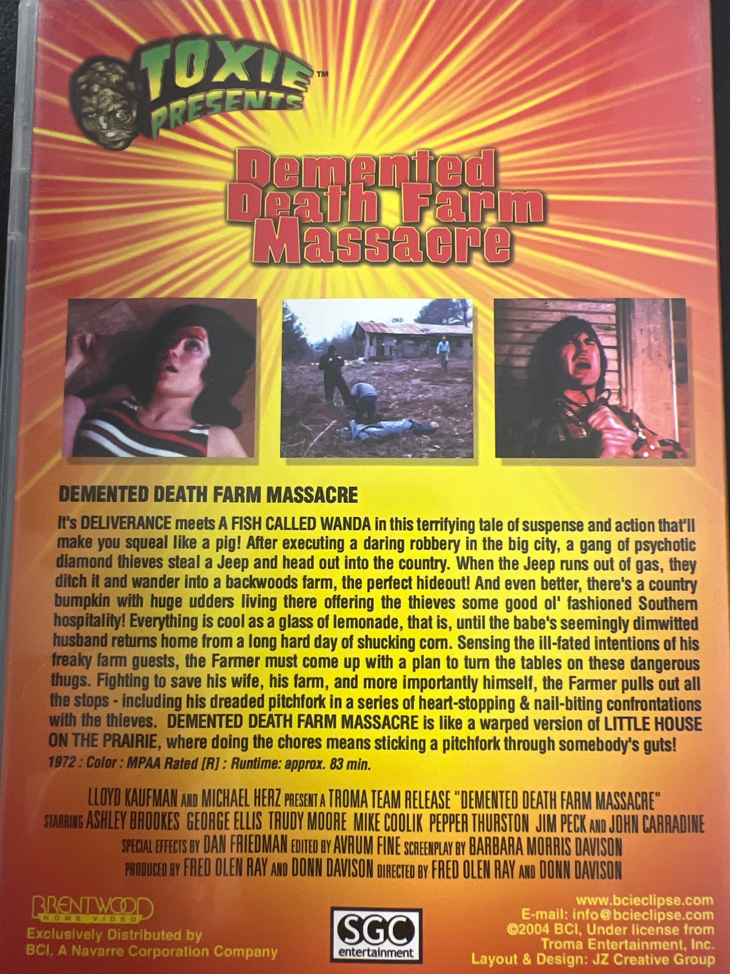 Demented Death Farm Massacre DVD