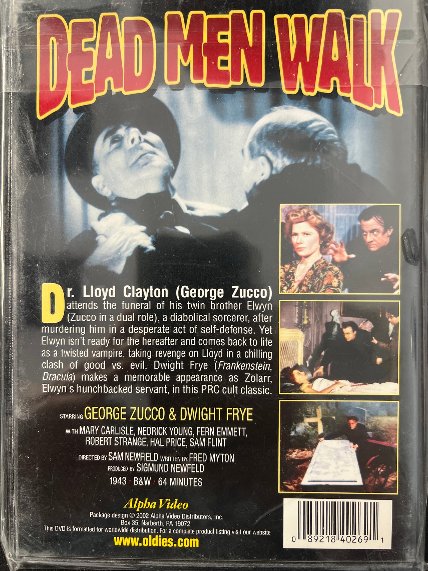 Dead Men Walk DVD