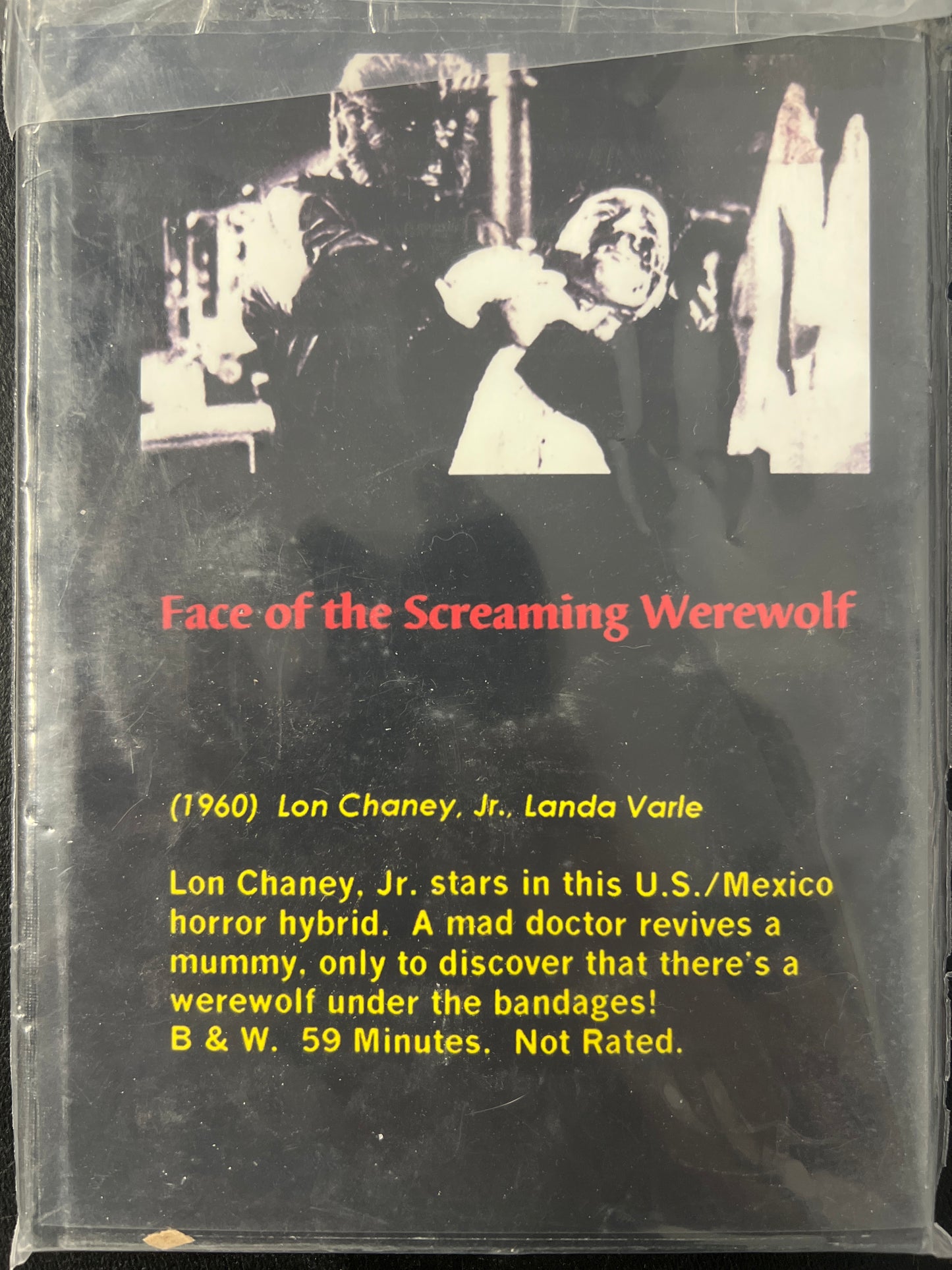Face of the Screaming Werewolf  DVD