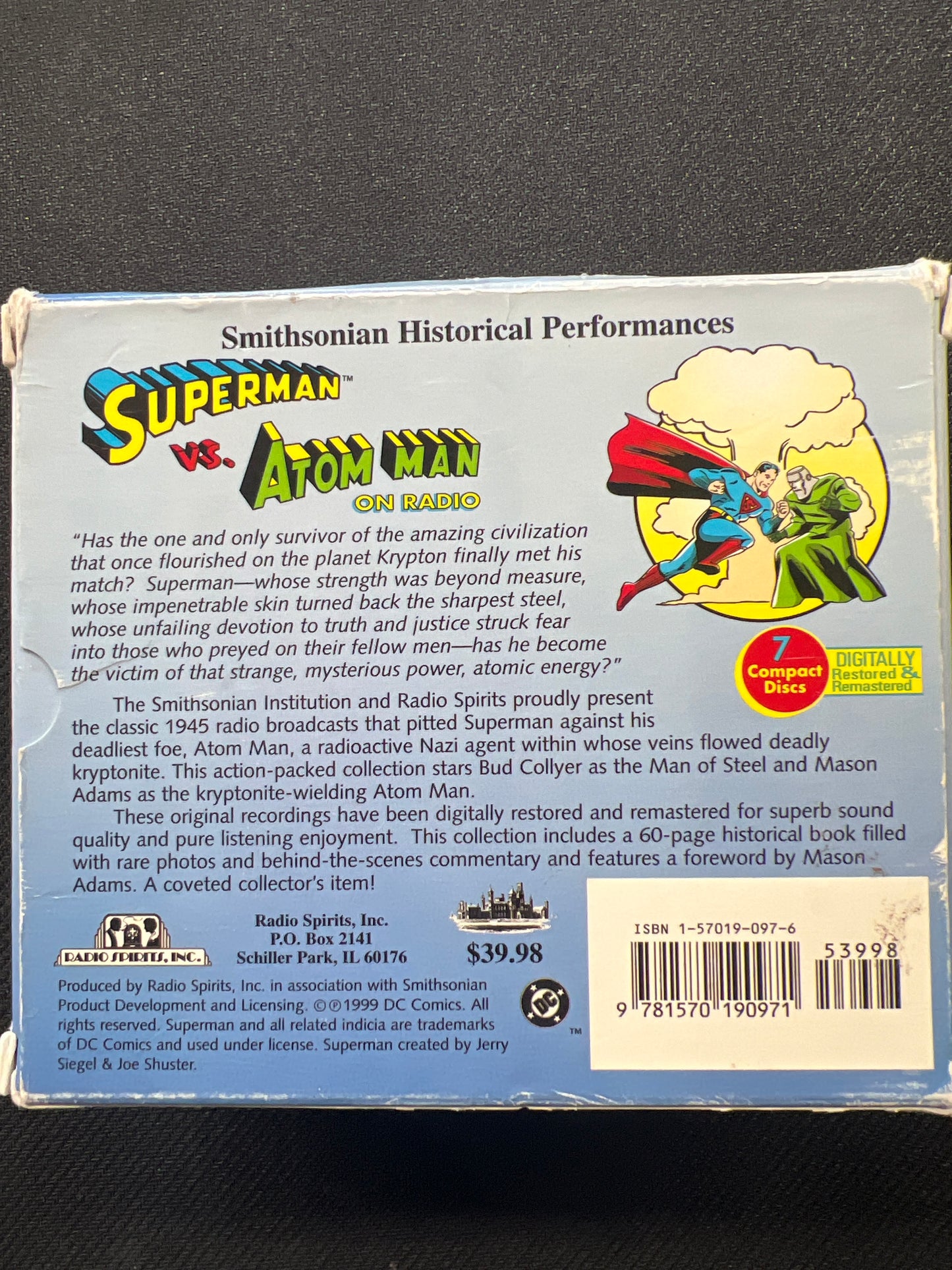 Superman VS Atom Man On Radio