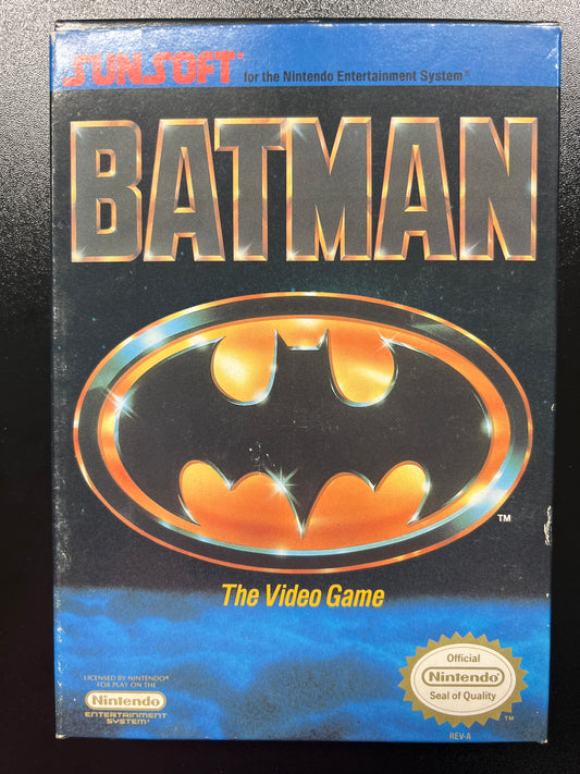 Batman The Video Game NES in Box