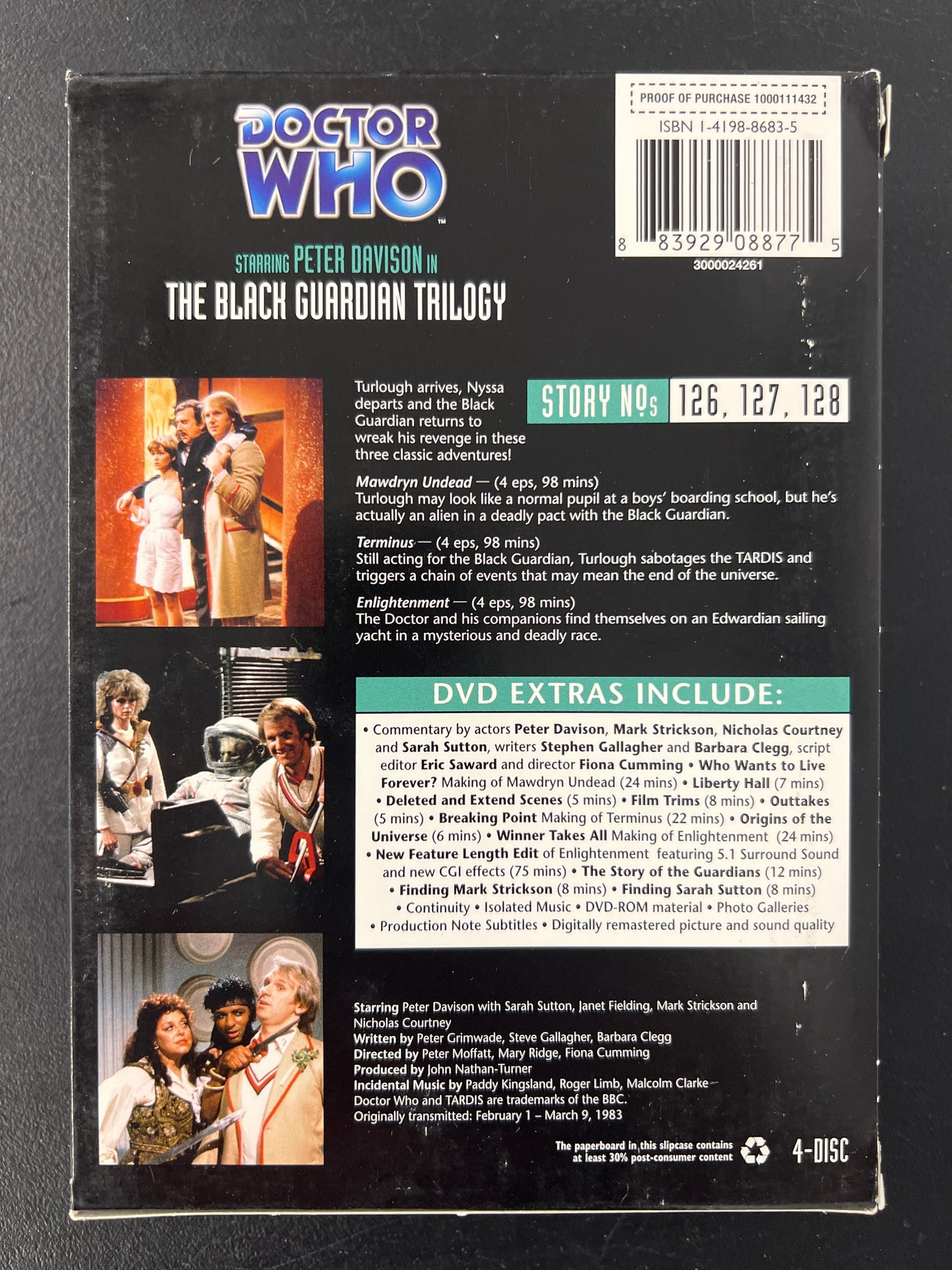 Doctor Who The Black Guardian Trilogy DVD
