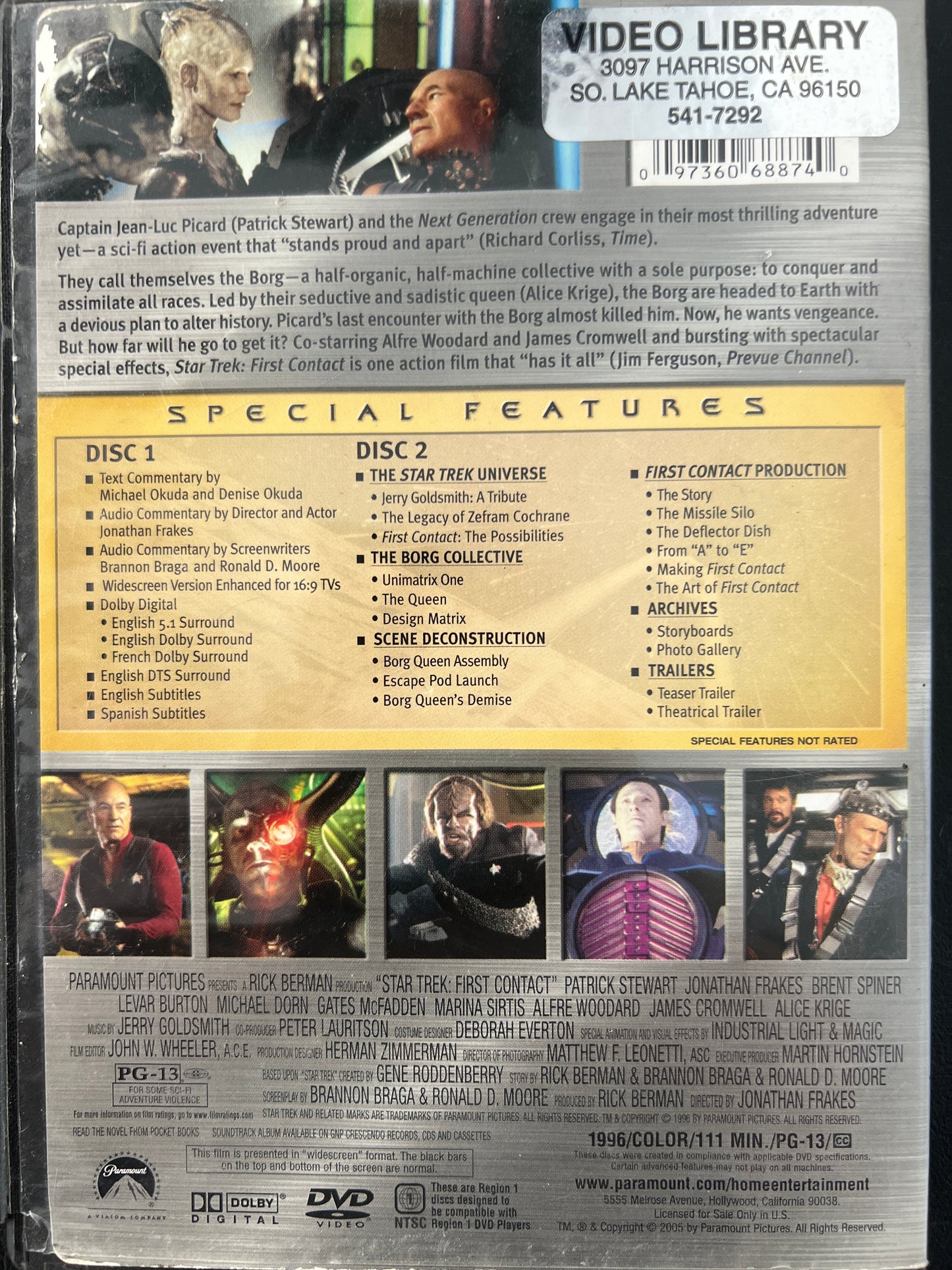Star Trek First Contact Special Collector's Edition DVD