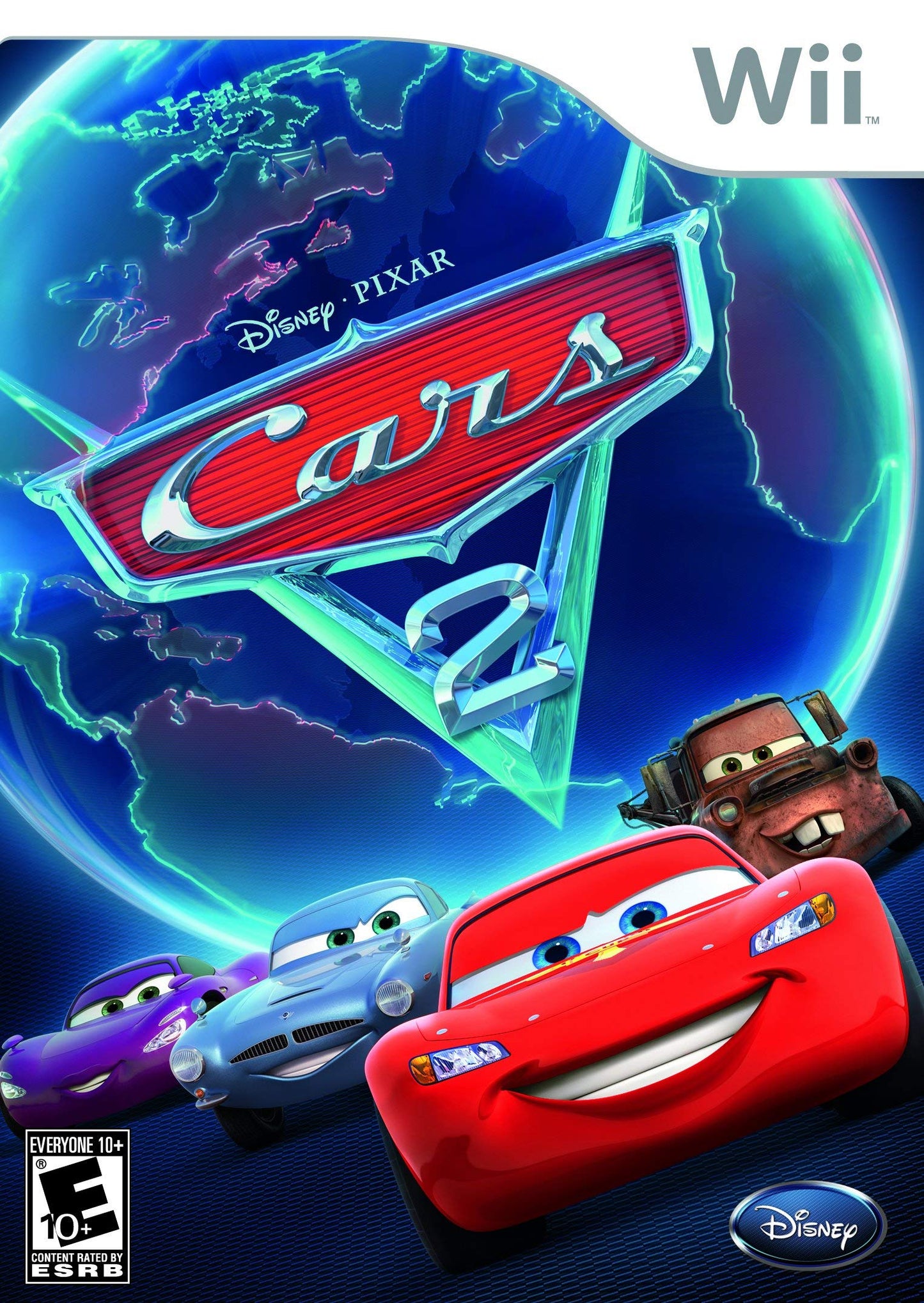 Cars 2 Pixar Disney Wii