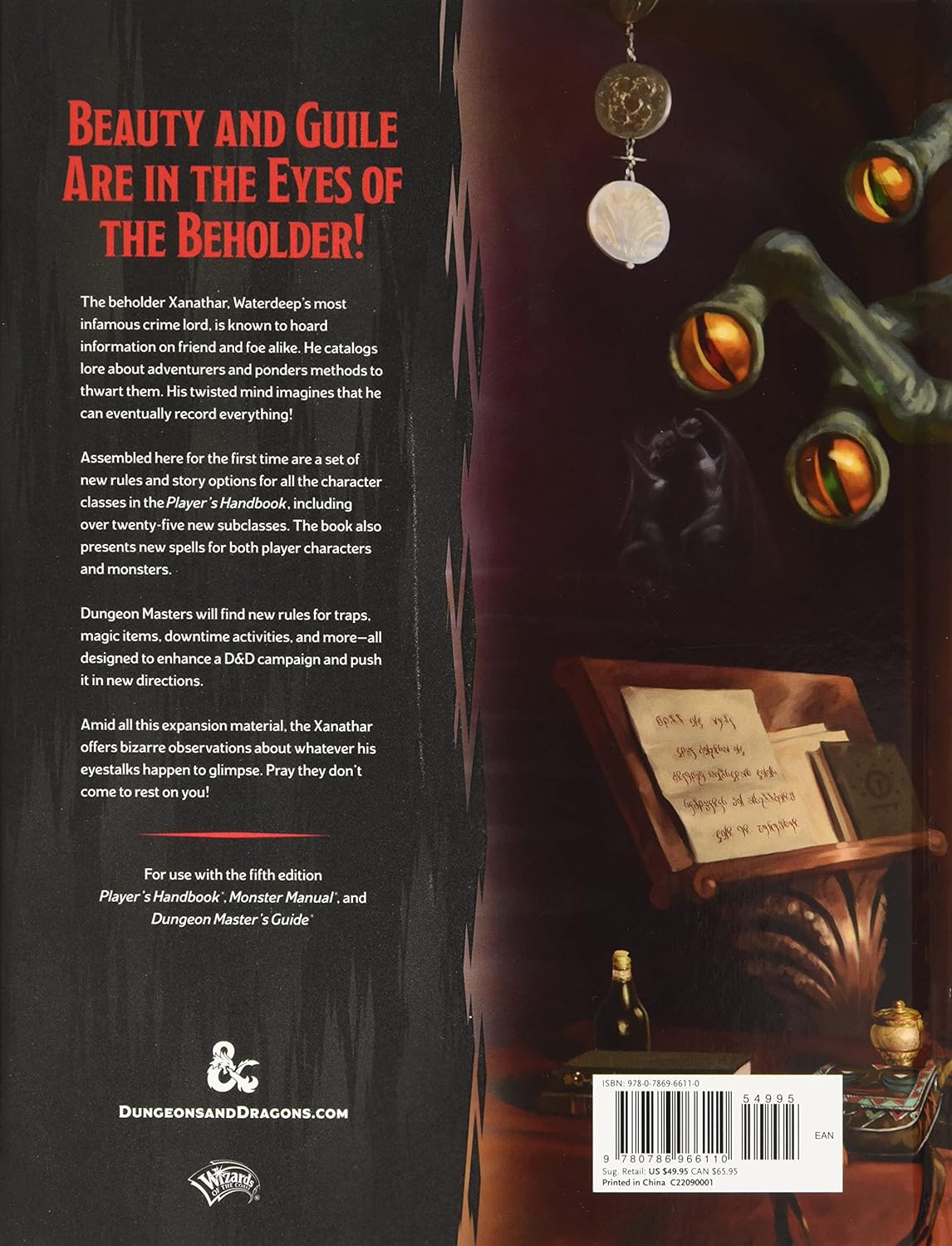 D&D Xanathars Guide to Everything Book