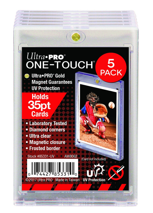 Ultra Pro One-Touch Magnetic Card Holder 35PT 5 Pack