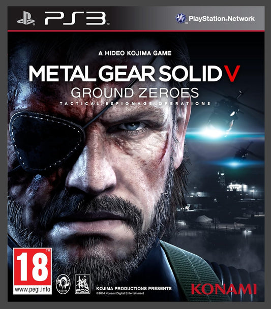 Metal Gear Solid 5 Ground Zeros  PS3