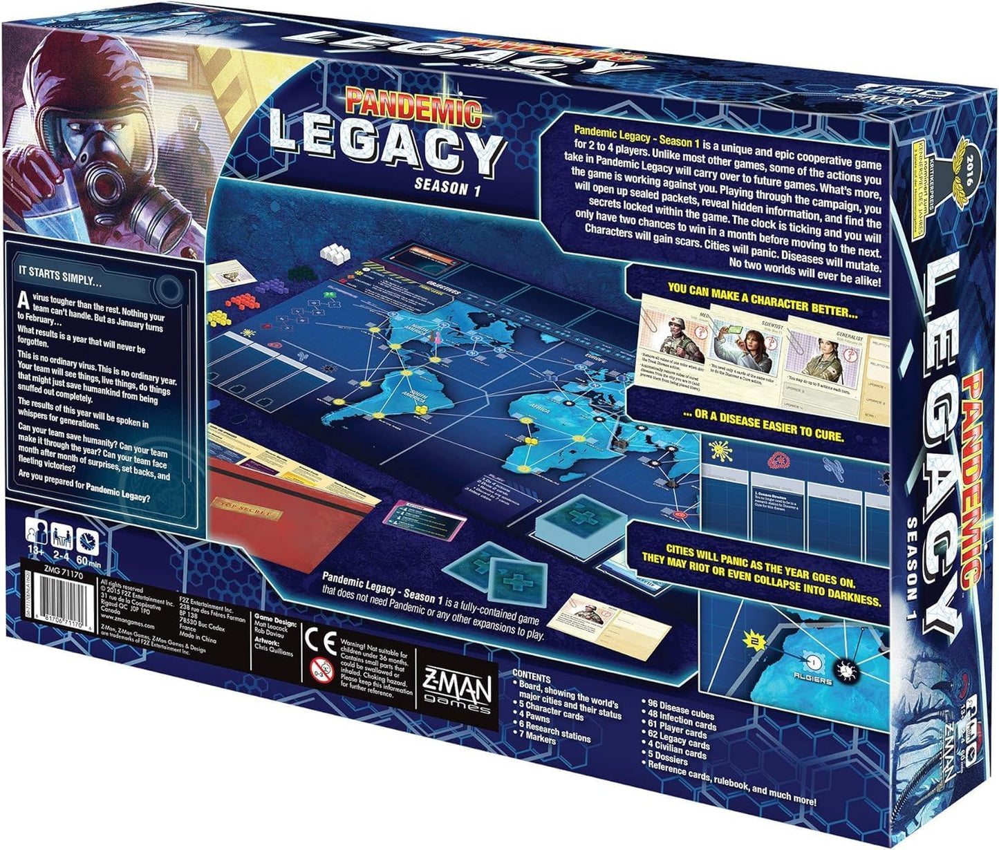Pandemic Legacy Board Game
