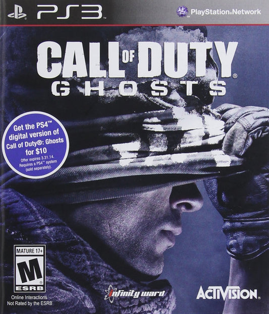 Call Of Duty Ghosts PS3