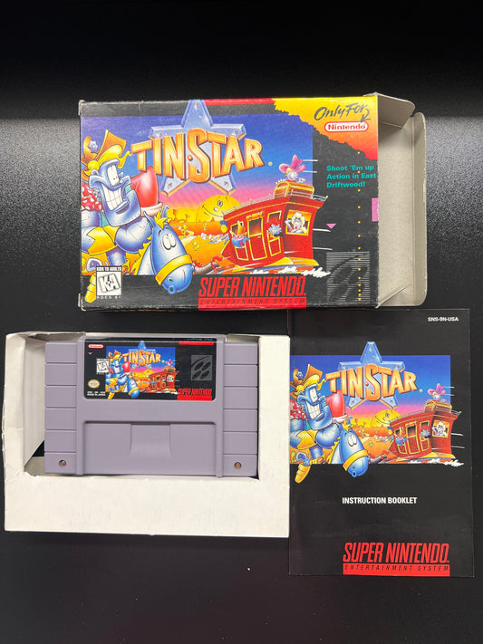Tin Star SNES in Box
