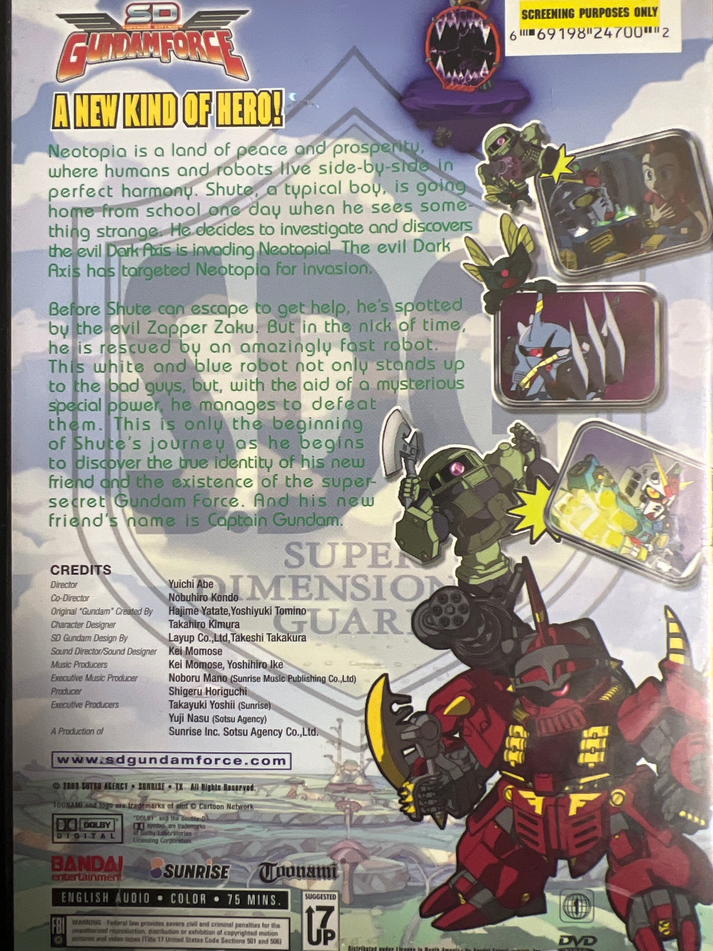 SD (Superior Defender) Gundam Force The Hero Arrives!