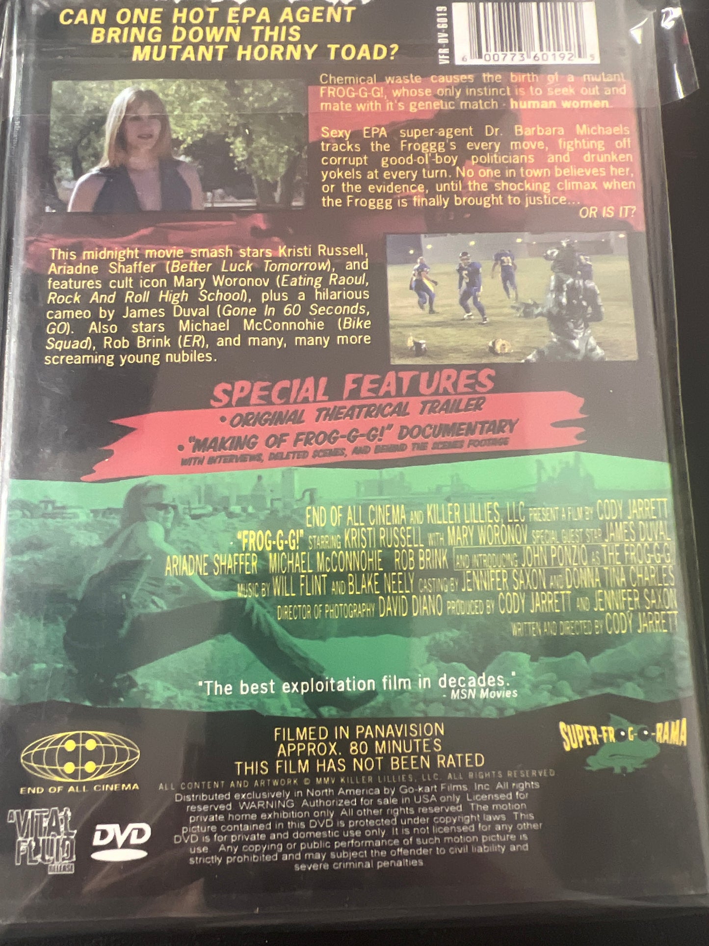 Frog-g-g! DVD