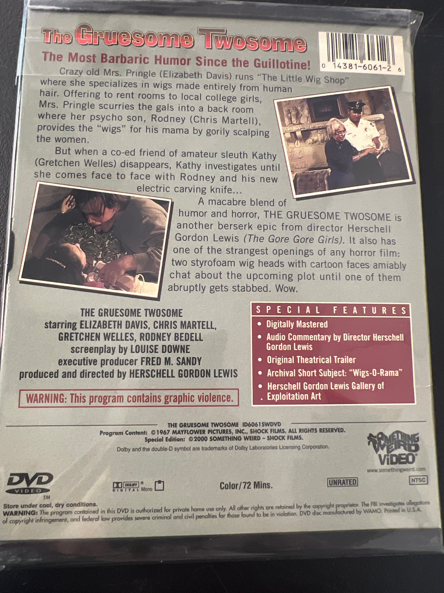 The Gruesome Twosome DVD