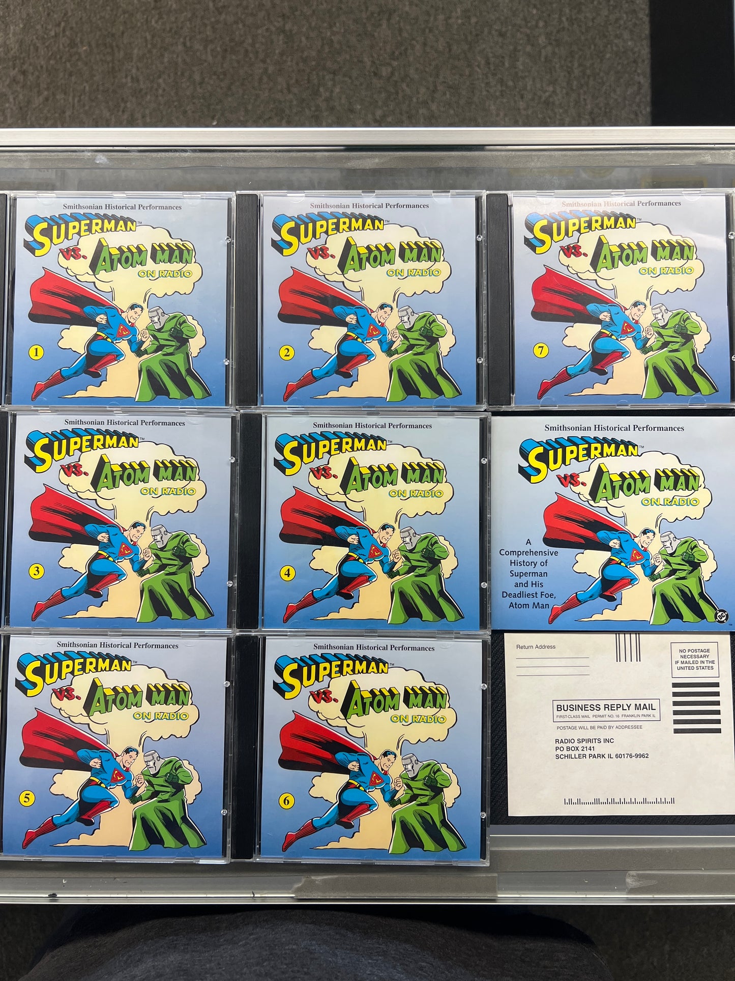 Superman VS Atom Man On Radio