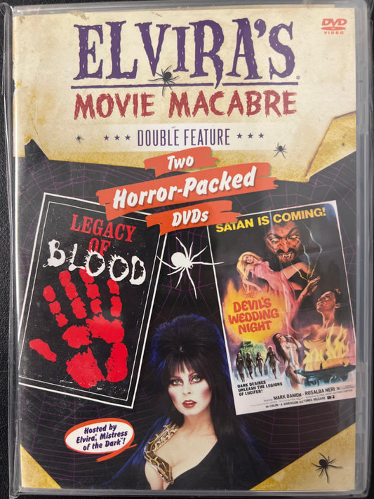 Elvira's Movie Macabre Legacy of Blood/The Devil's Wedding Night DVD