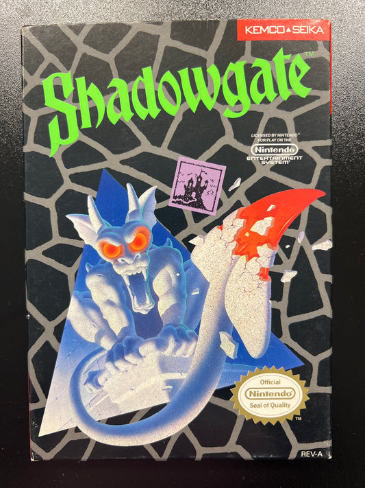 Shadowgate NES in Box