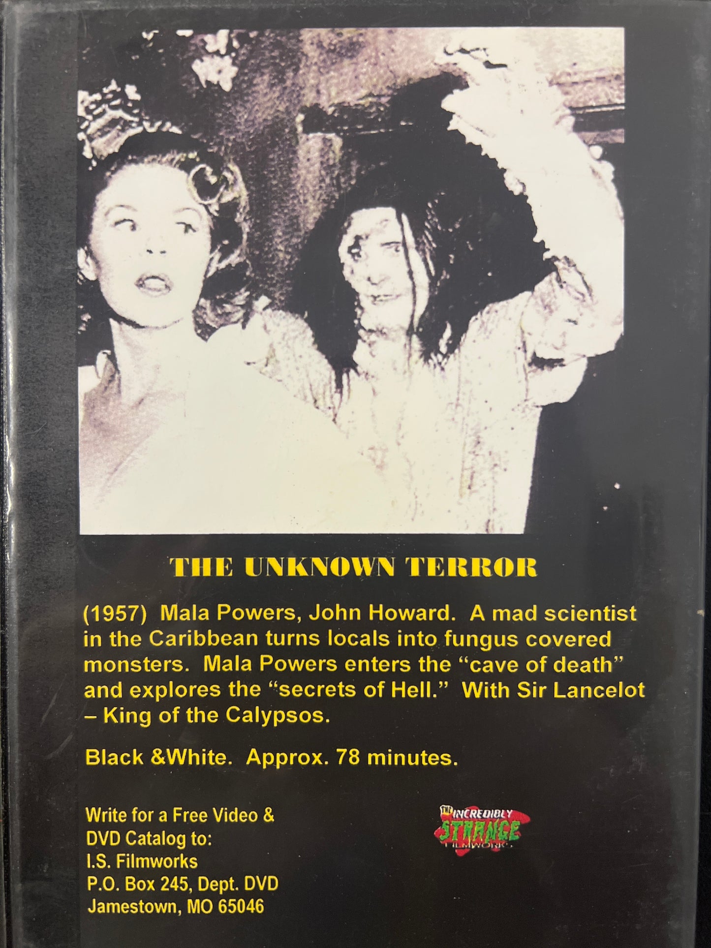 The Unknown Terror DVD