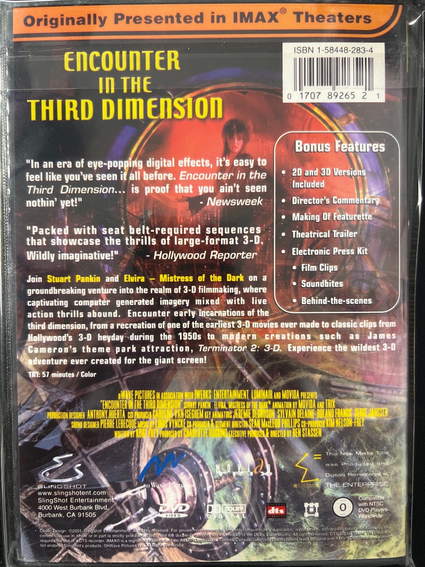 Encounters in the Third Dimension DVD