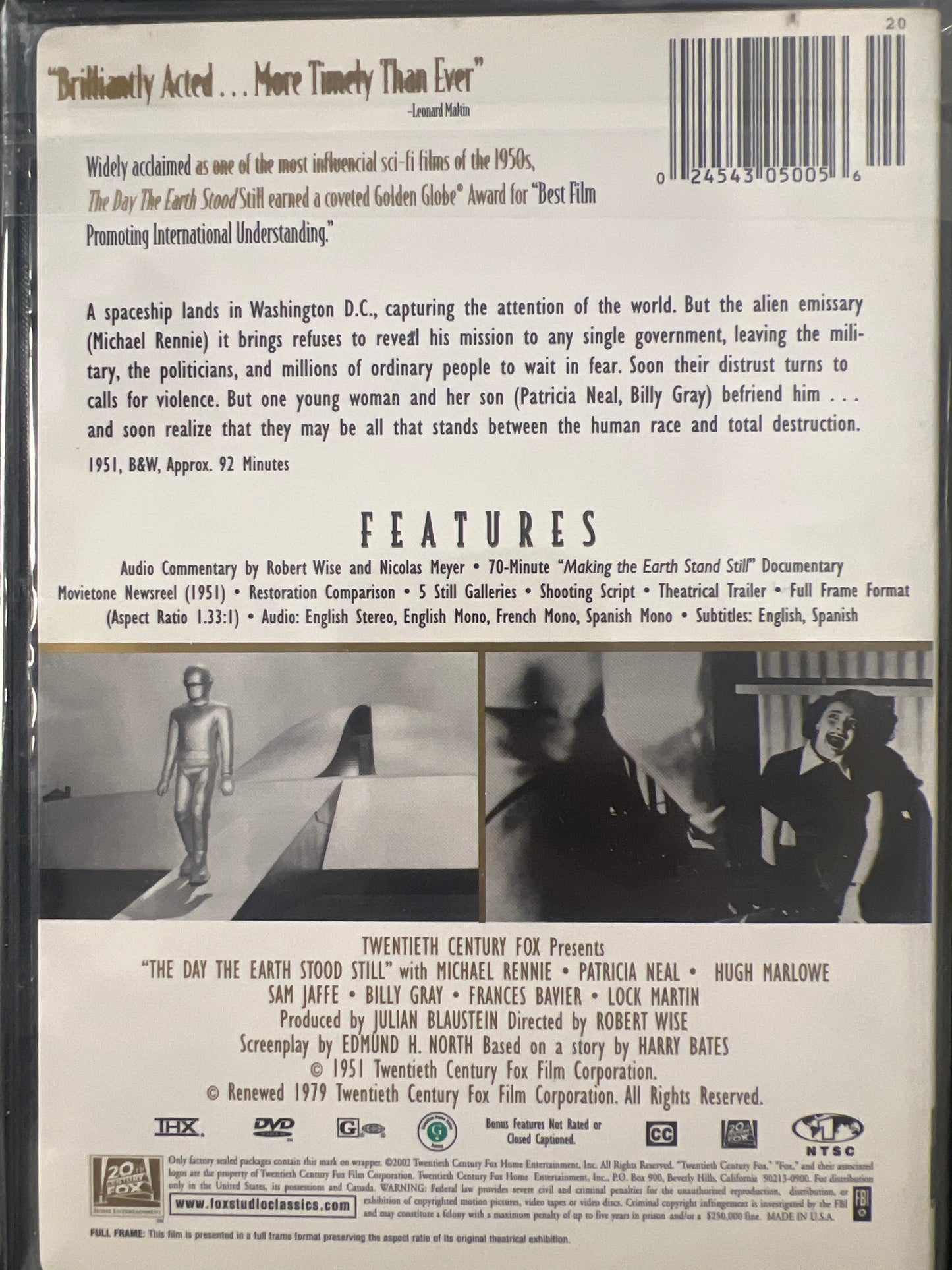 The Day the Earth Stood Still DVD