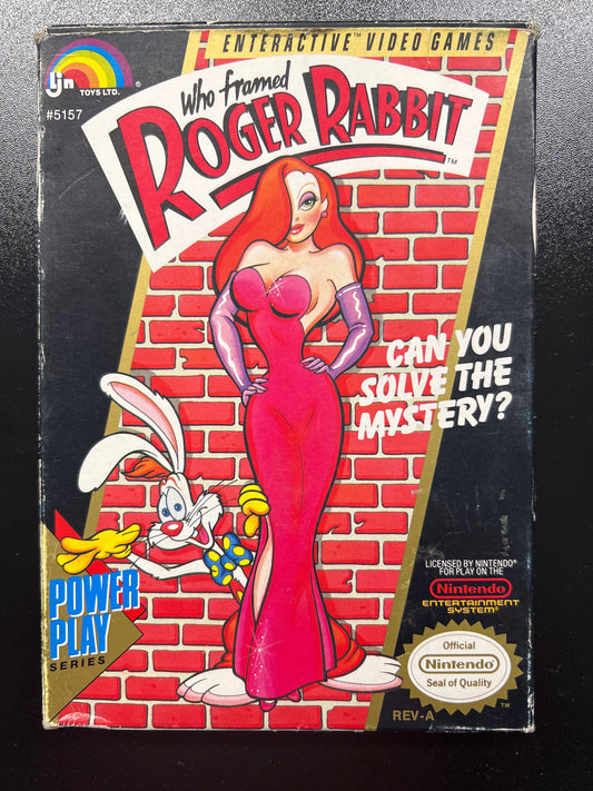 Who Framed Roger Rabbit NES in Box