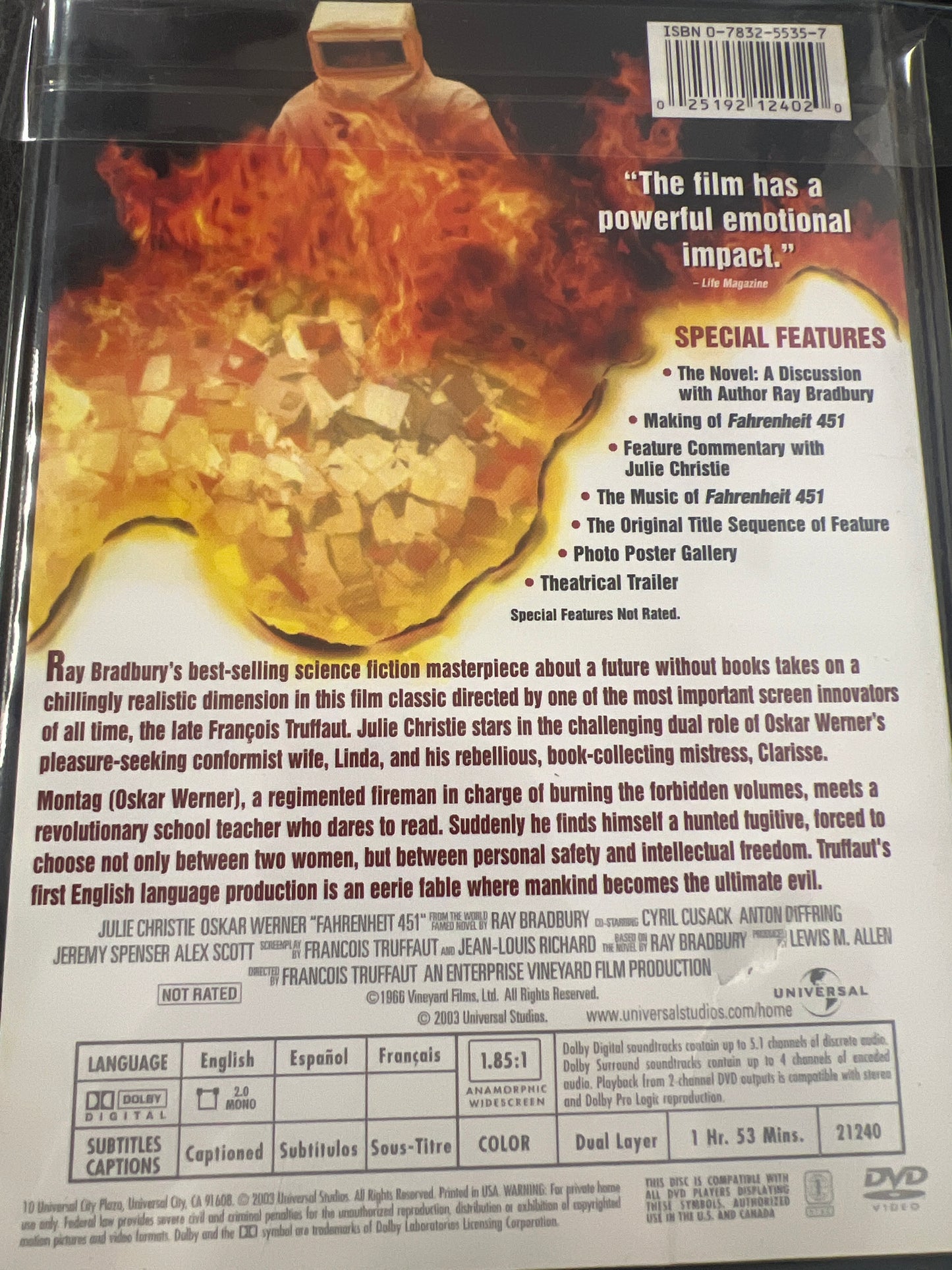 Fahrenheit 451 DVD