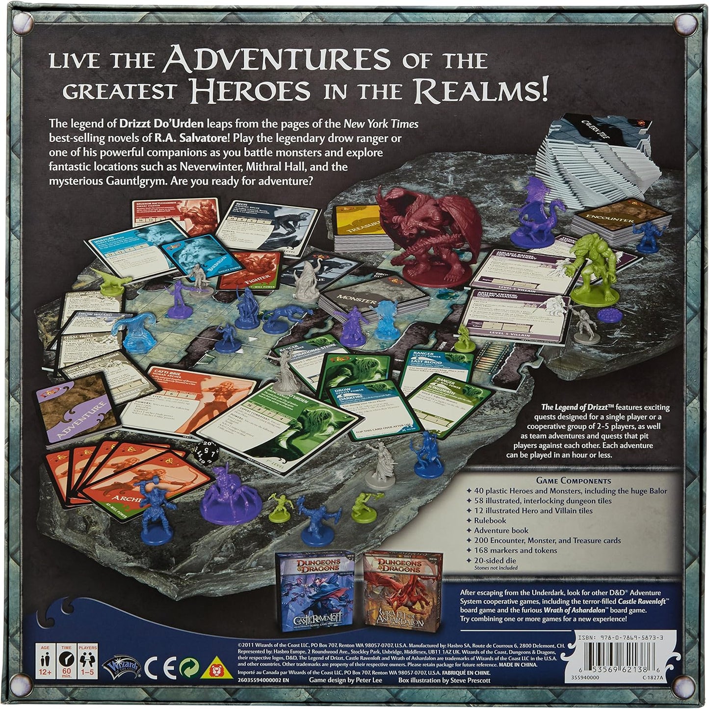 The Legend of Drizzt D&D Board Game