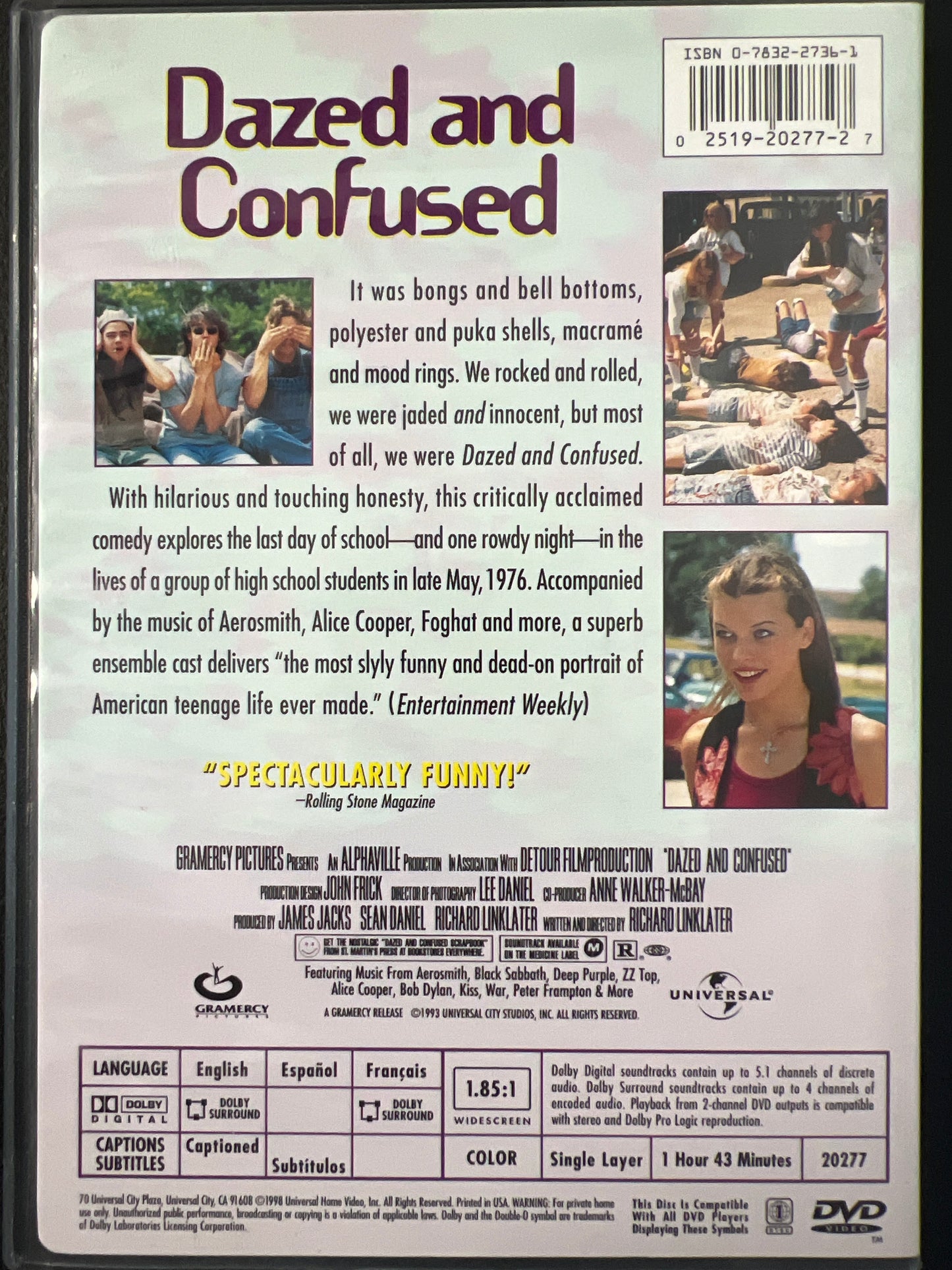 Dazed and Confused DVD