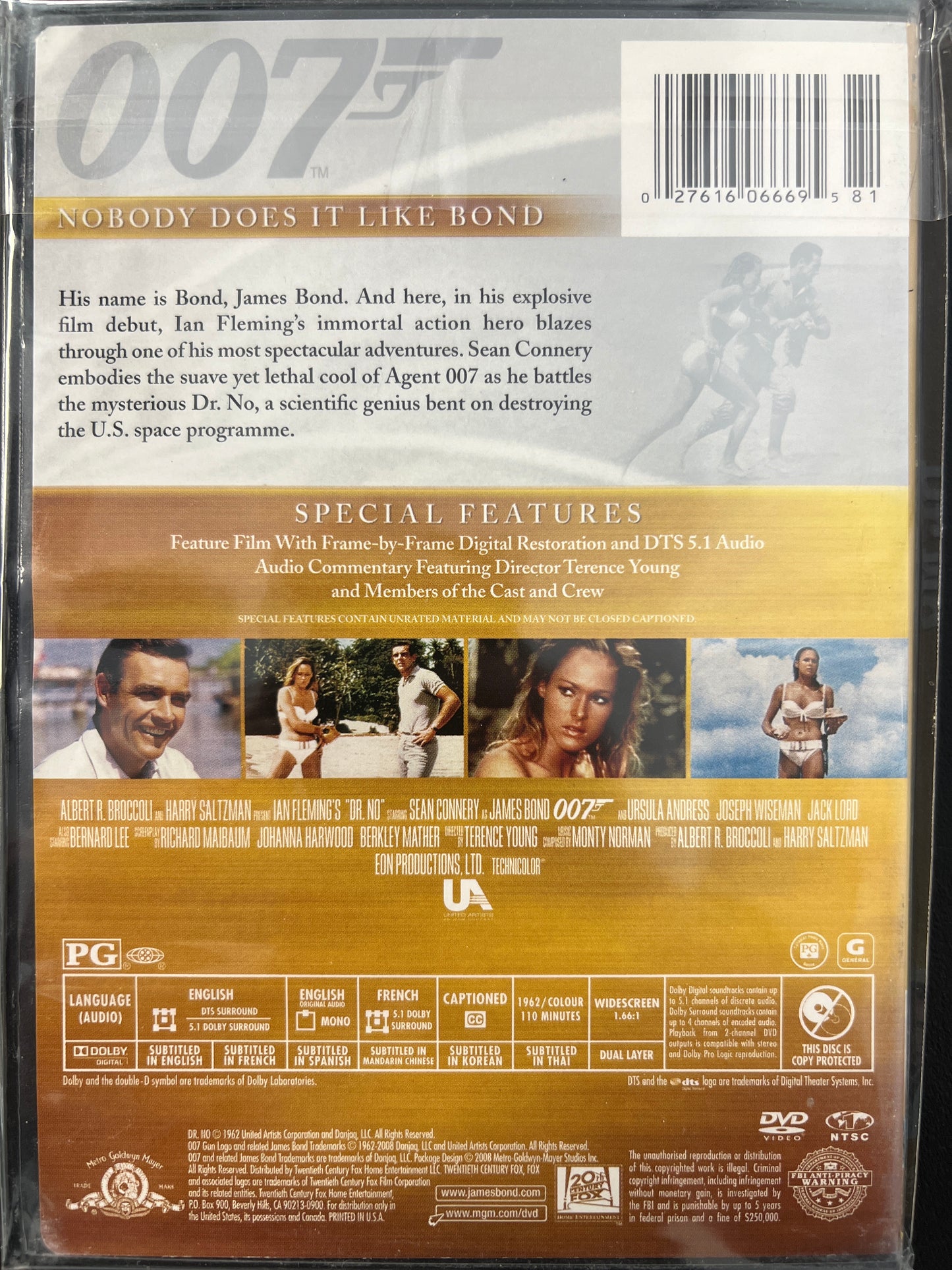 Dr. No DVD