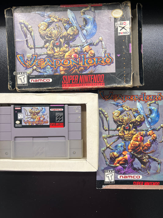 Weapon Lord SNES in Box