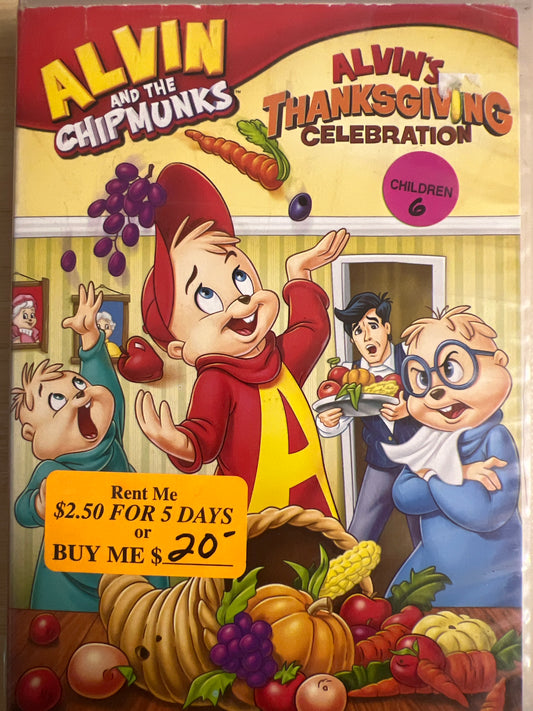 Alvin and the Chipmunks Alvin’s Thanksgiving Celebration