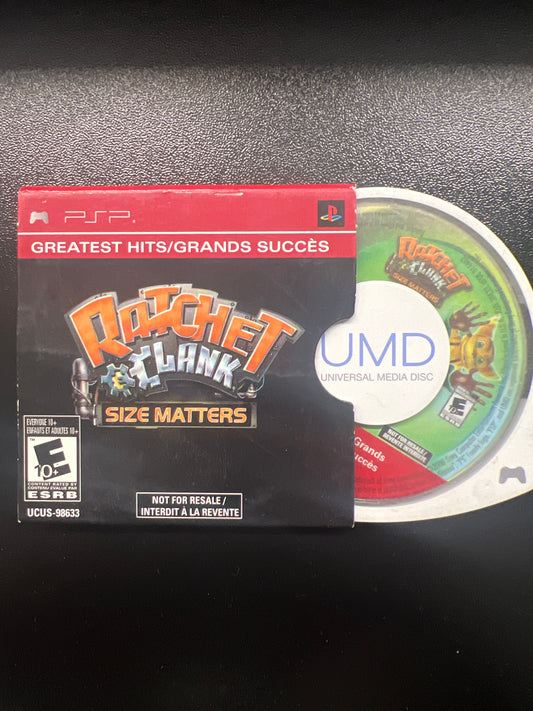 Ratchet & Clank Size Matters PSP