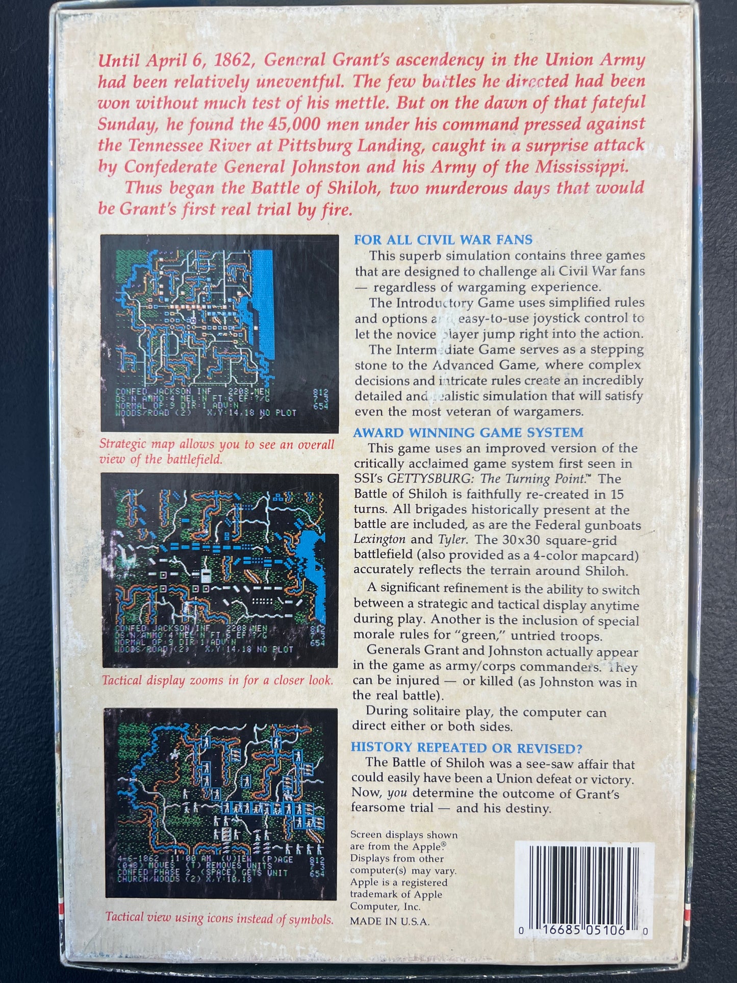 Shiloh Grant’s Trial in the West IBM PC Game