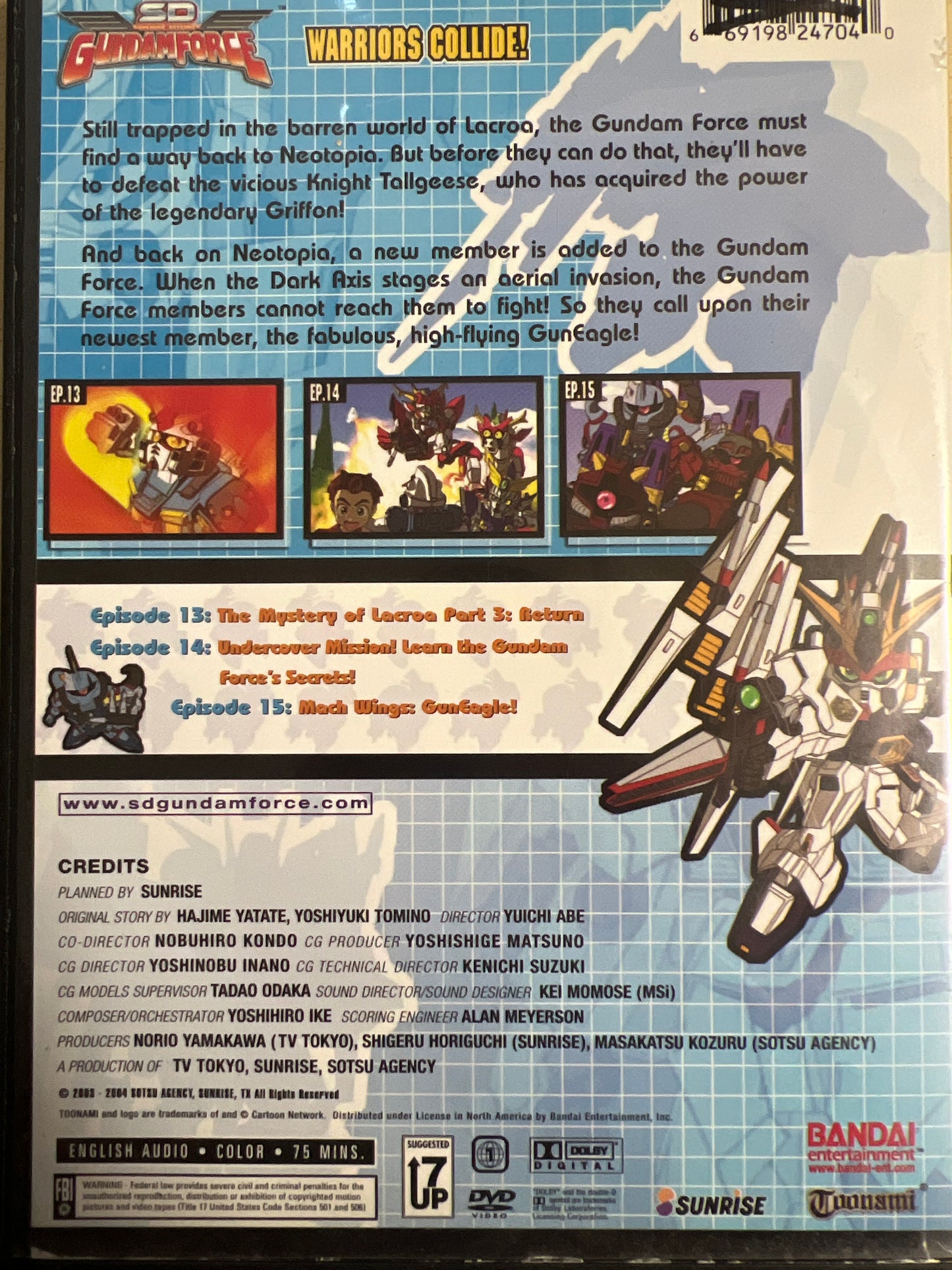 SD (Superior Defense) Gundam Force Up In The Sky